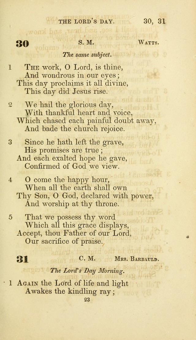A Collection of Psalms and Hymns: from Watts, Doddridge, and others (4th ed. with an appendix) page 45