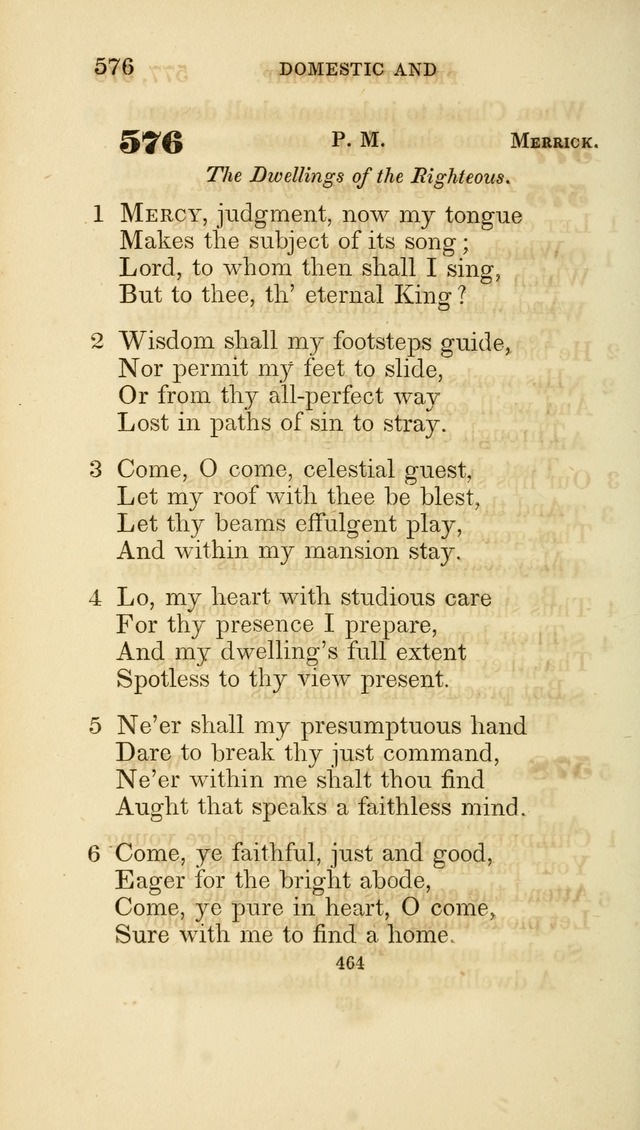 A Collection of Psalms and Hymns: from Watts, Doddridge, and others (4th ed. with an appendix) page 488