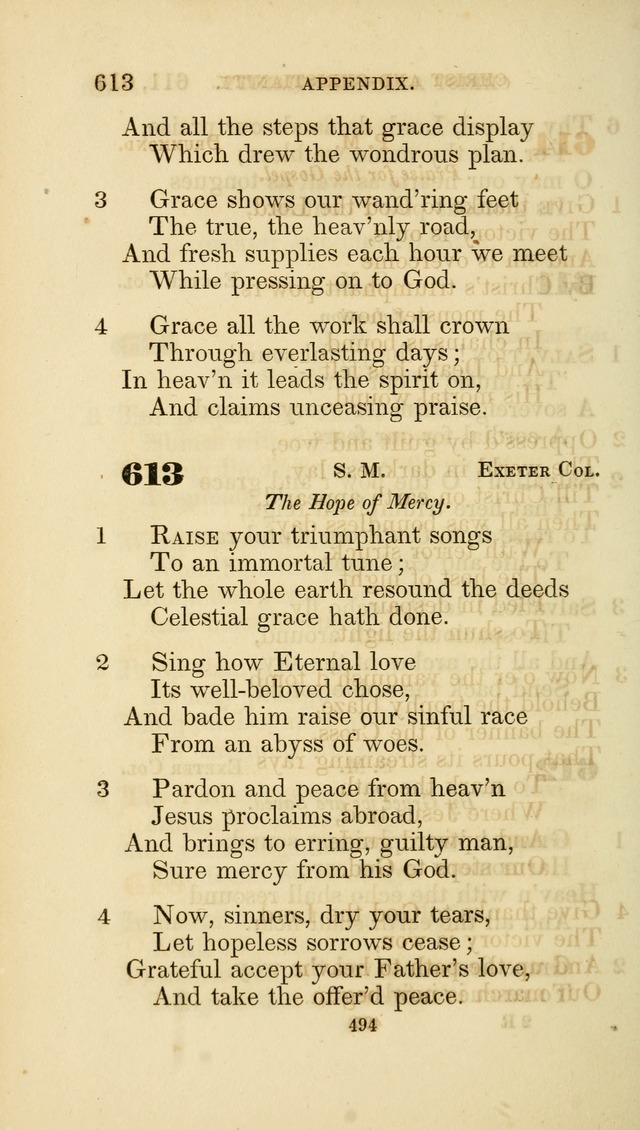A Collection of Psalms and Hymns: from Watts, Doddridge, and others (4th ed. with an appendix) page 518