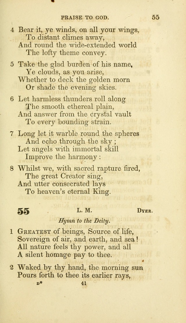 A Collection of Psalms and Hymns: from Watts, Doddridge, and others (4th ed. with an appendix) page 63
