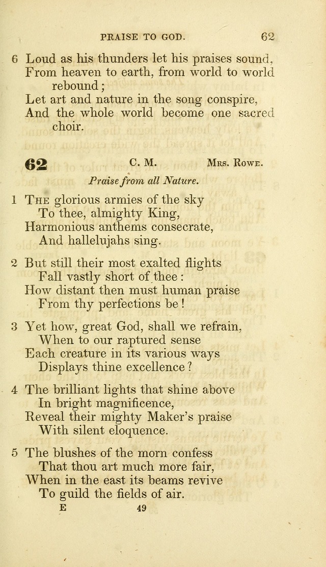 A Collection of Psalms and Hymns: from Watts, Doddridge, and others (4th ed. with an appendix) page 71