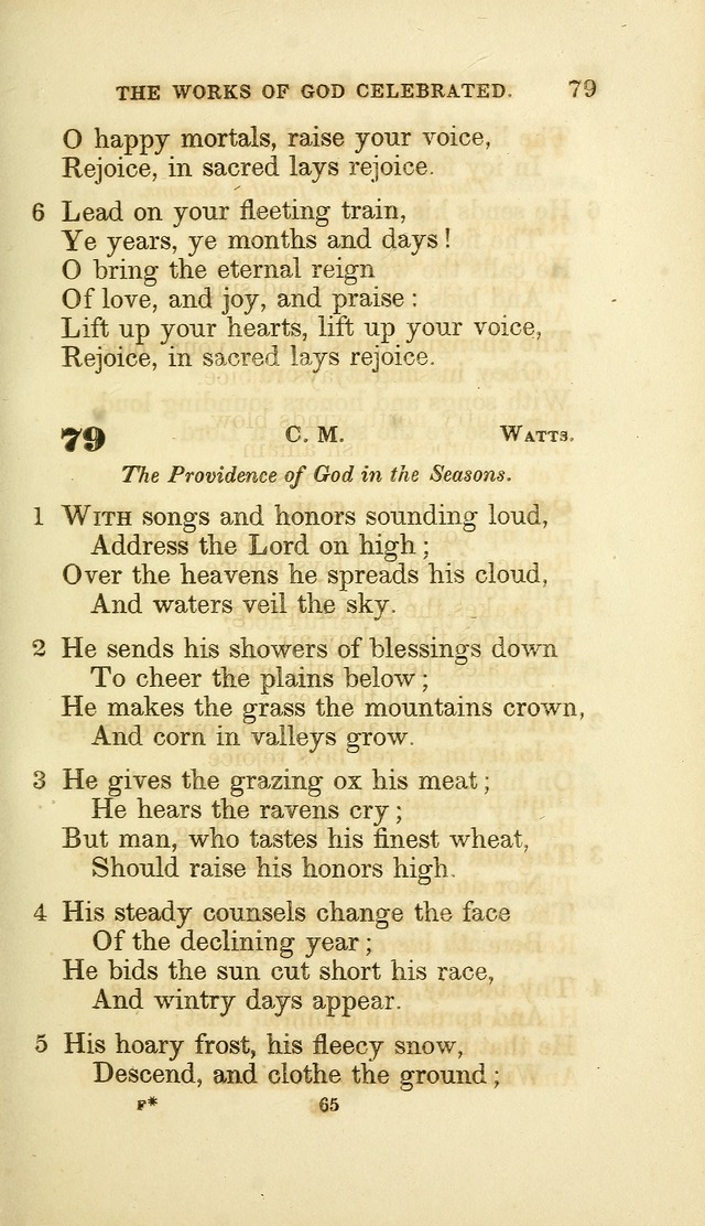A Collection of Psalms and Hymns: from Watts, Doddridge, and others (4th ed. with an appendix) page 87