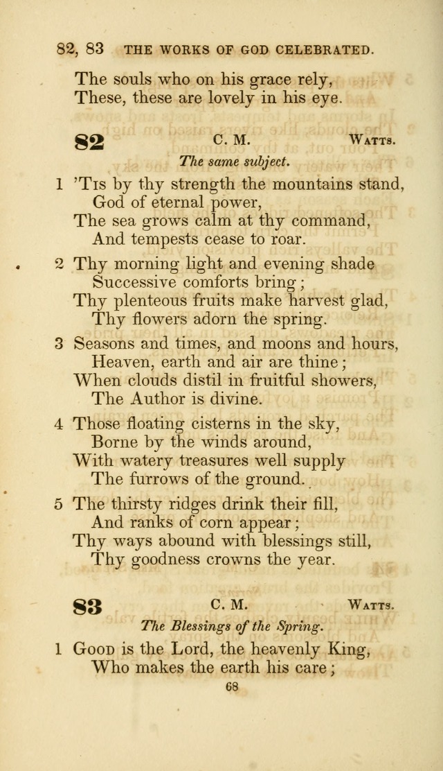 A Collection of Psalms and Hymns: from Watts, Doddridge, and others (4th ed. with an appendix) page 90