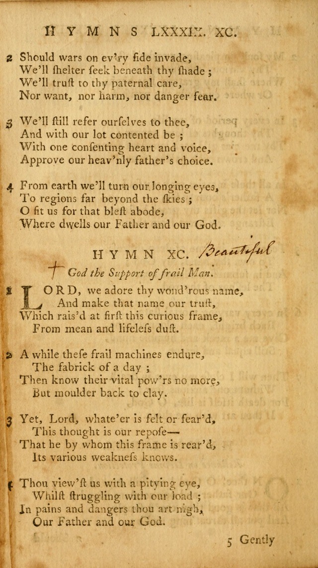 A Collection of Psalms and Hymns for Publick Worship page 108