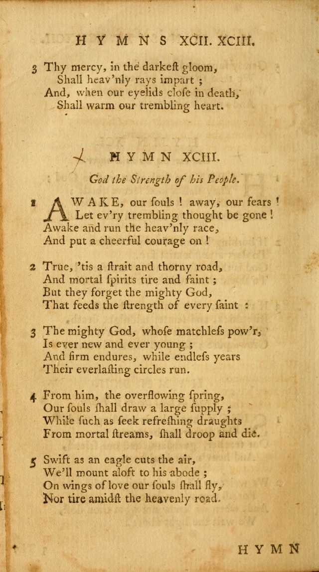 A Collection of Psalms and Hymns for Publick Worship page 110