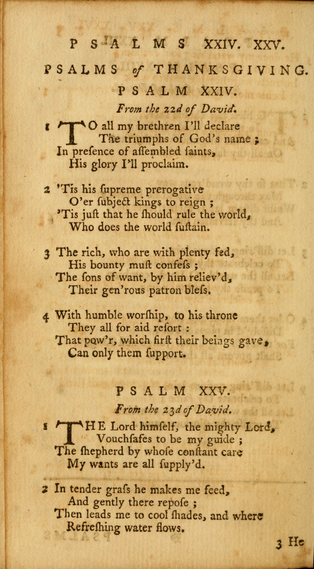 A Collection of Psalms and Hymns for Publick Worship page 24
