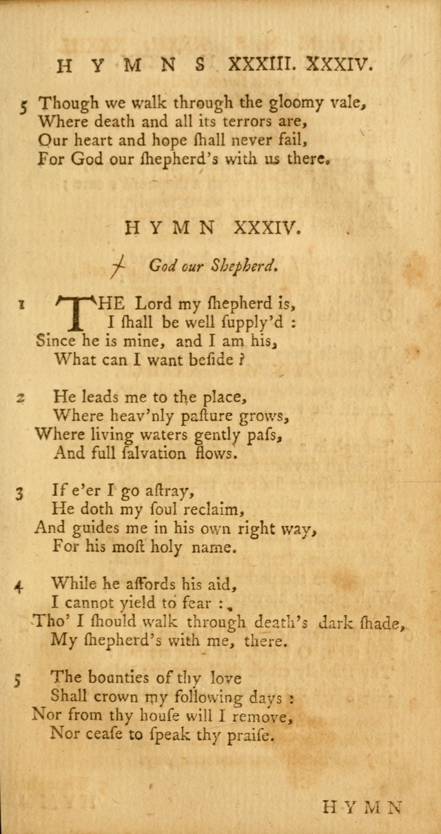 A Collection of Psalms and Hymns for Publick Worship page 65