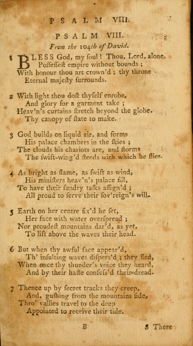 A Collection of Psalms and Hymns for Publick Worship page 7