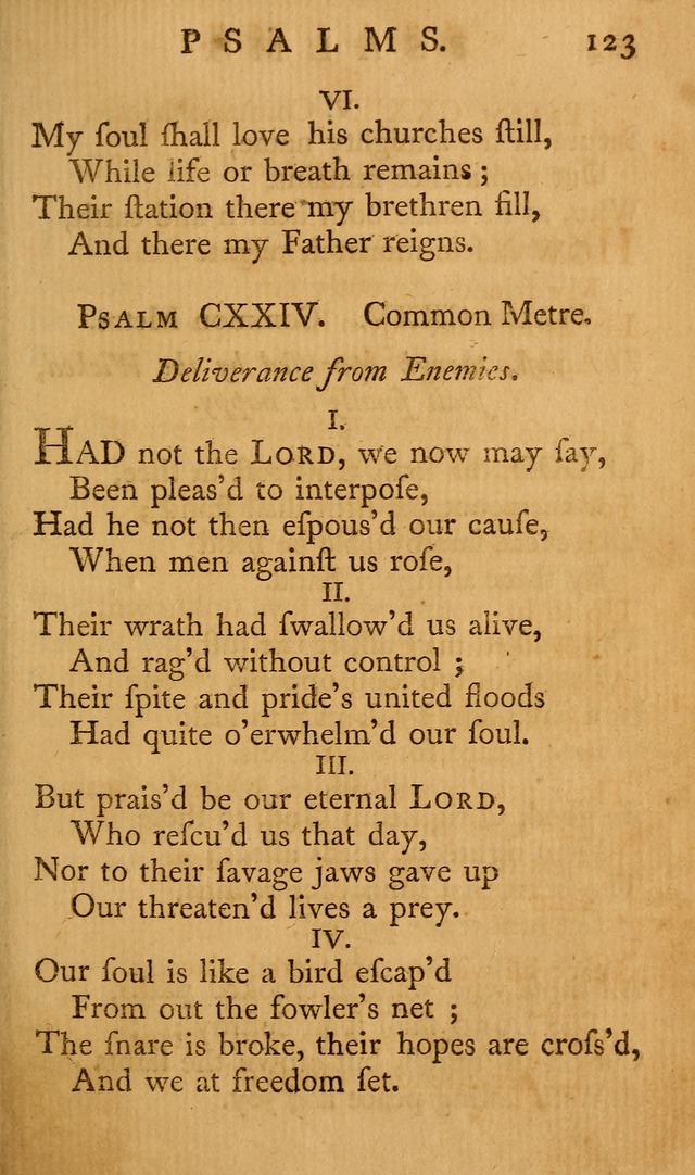 A Collection of Psalms and Hymns for Publick Worship page 119