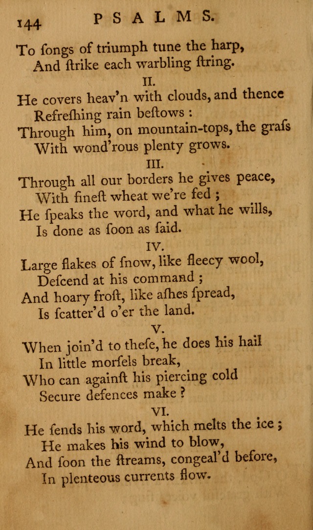A Collection of Psalms and Hymns for Publick Worship page 140