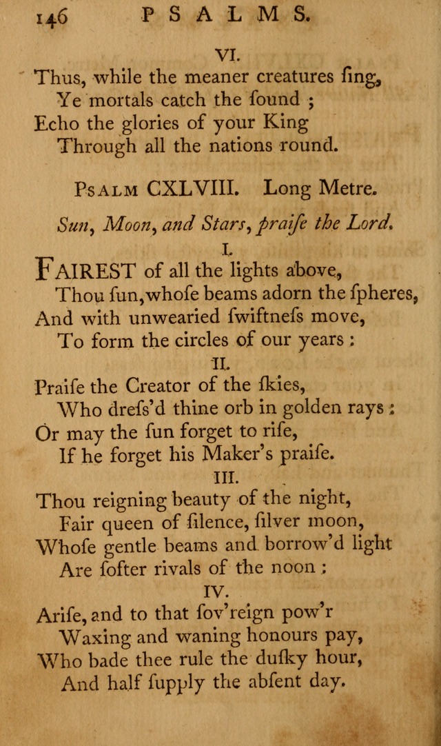A Collection of Psalms and Hymns for Publick Worship page 142