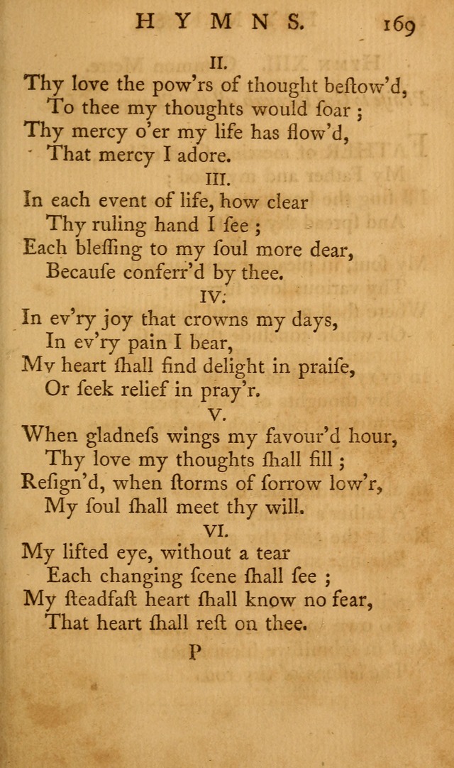 A Collection of Psalms and Hymns for Publick Worship page 165