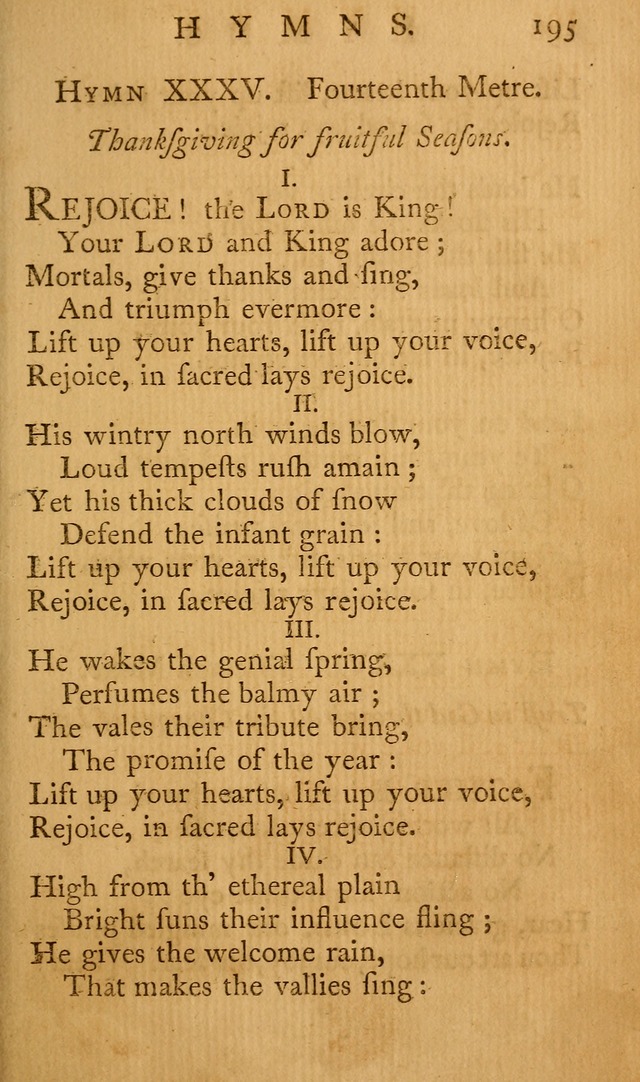 A Collection of Psalms and Hymns for Publick Worship page 191