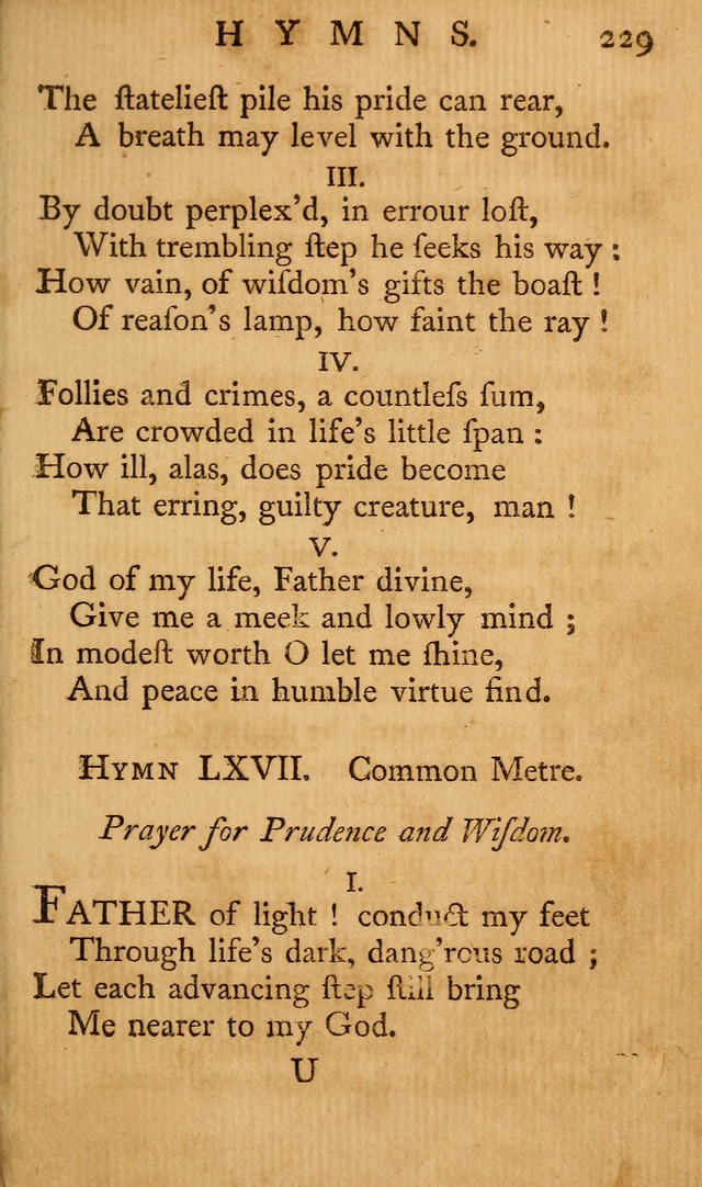 A Collection of Psalms and Hymns for Publick Worship page 225