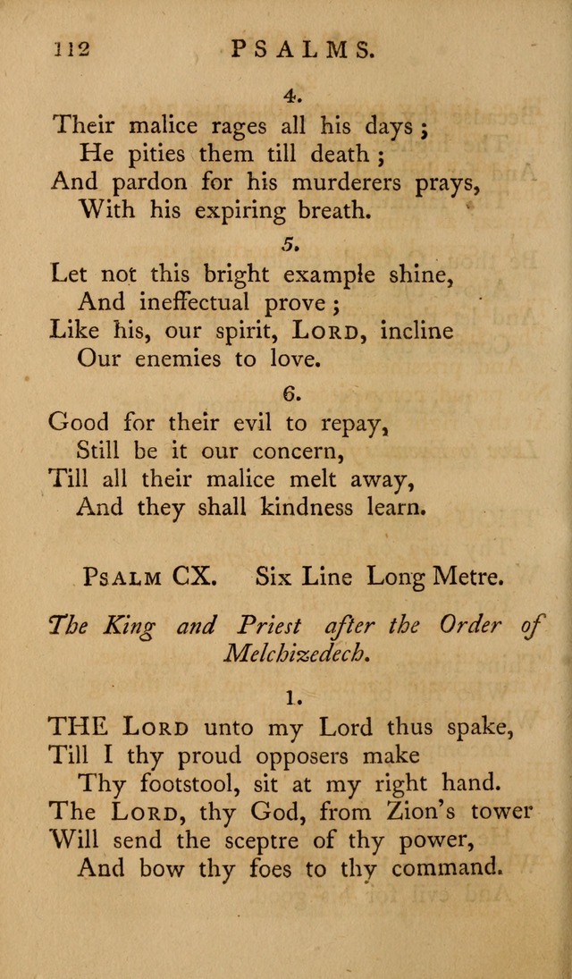 A Collection of Psalms and Hymns for Publick Worship (2nd ed.) page 112