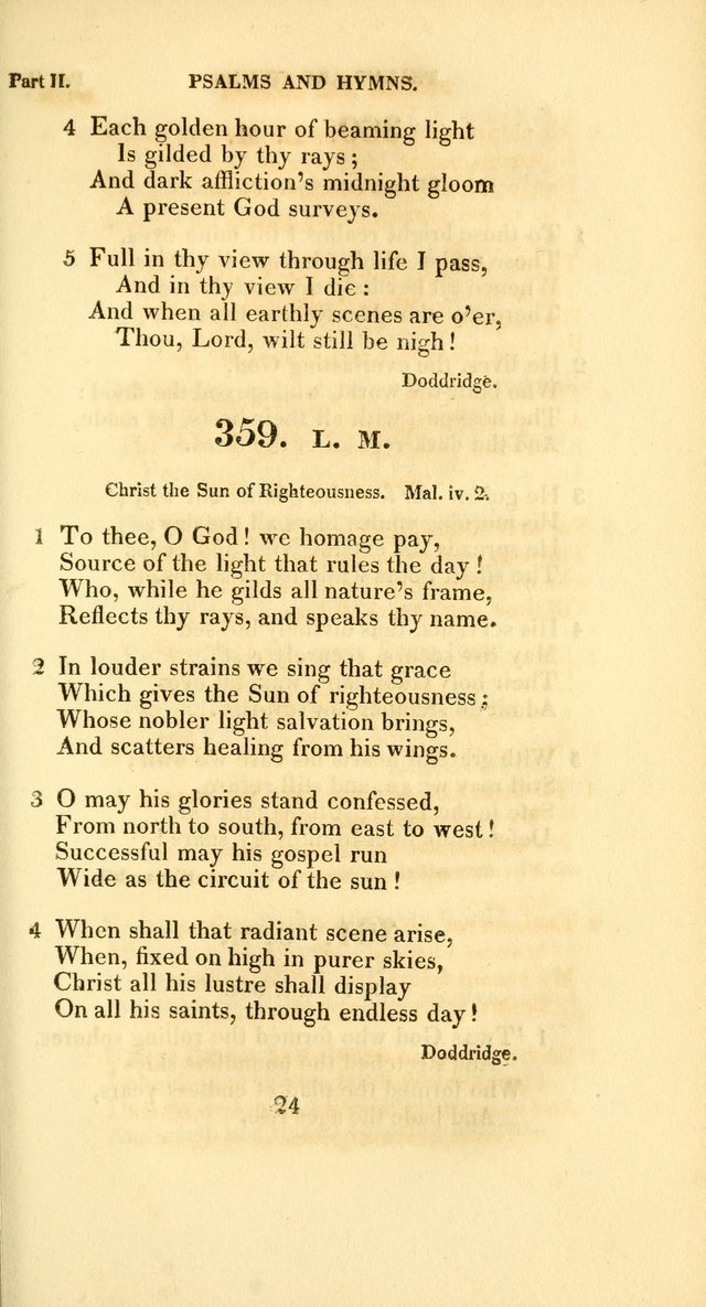 A Collection of Psalms and Hymns, for Social and Private Worship page 284