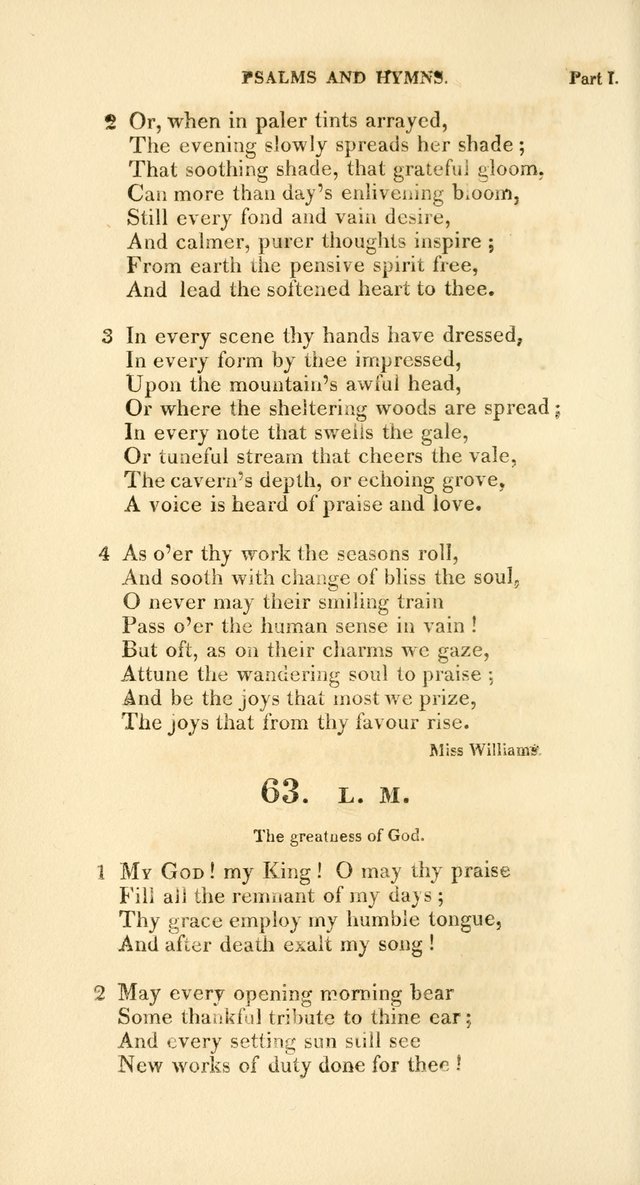 A Collection of Psalms and Hymns, for Social and Private Worship page 63