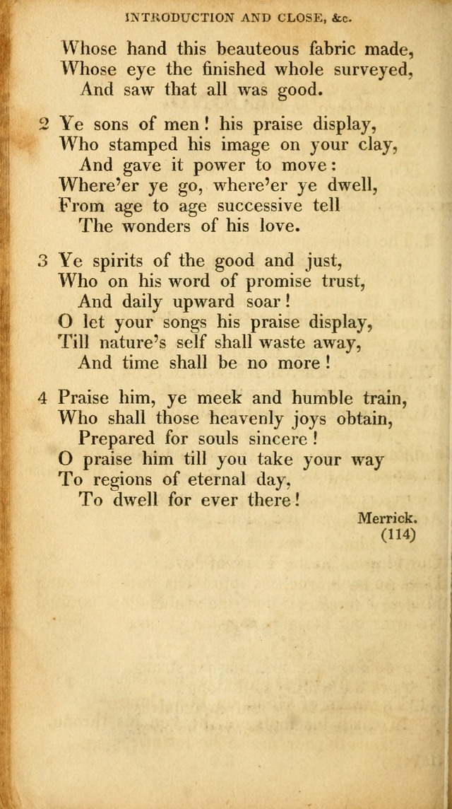 A Collection of Psalms and hymns, for social and private worship page 123