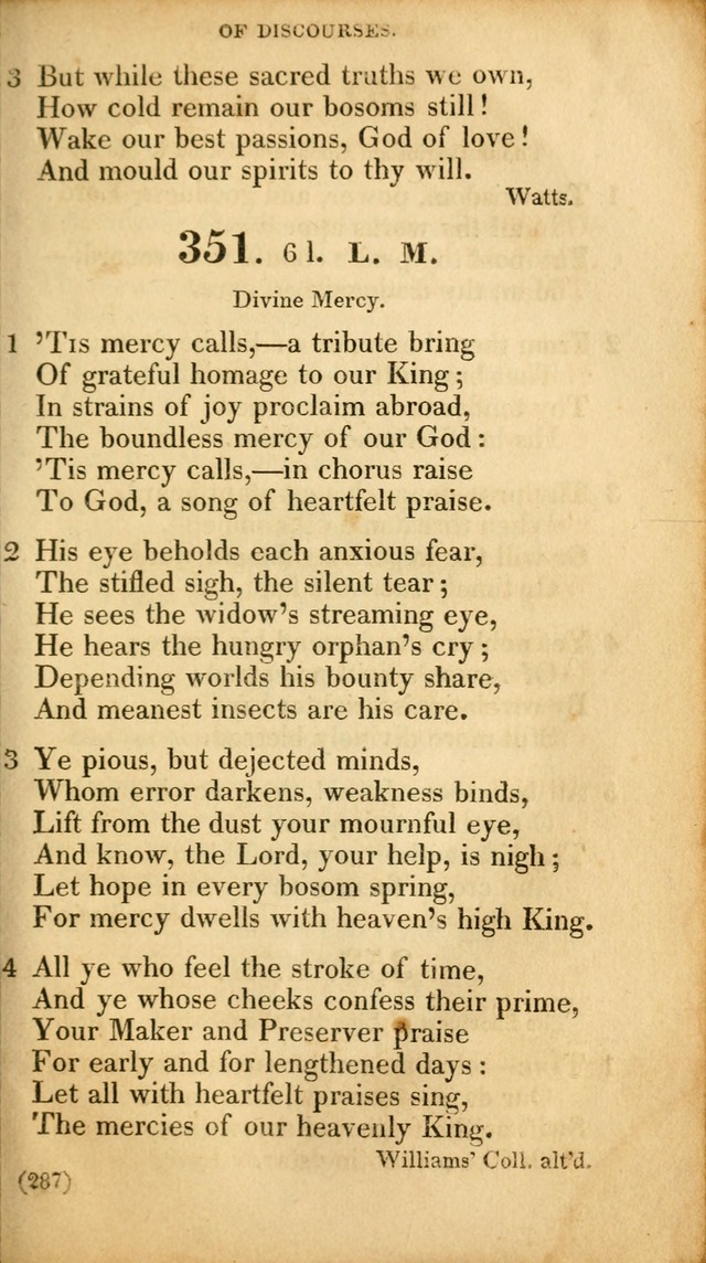 A Collection of Psalms and hymns, for social and private worship page 296