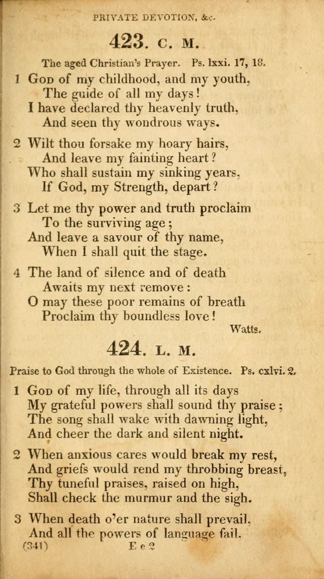 A Collection of Psalms and hymns, for social and private worship page 350