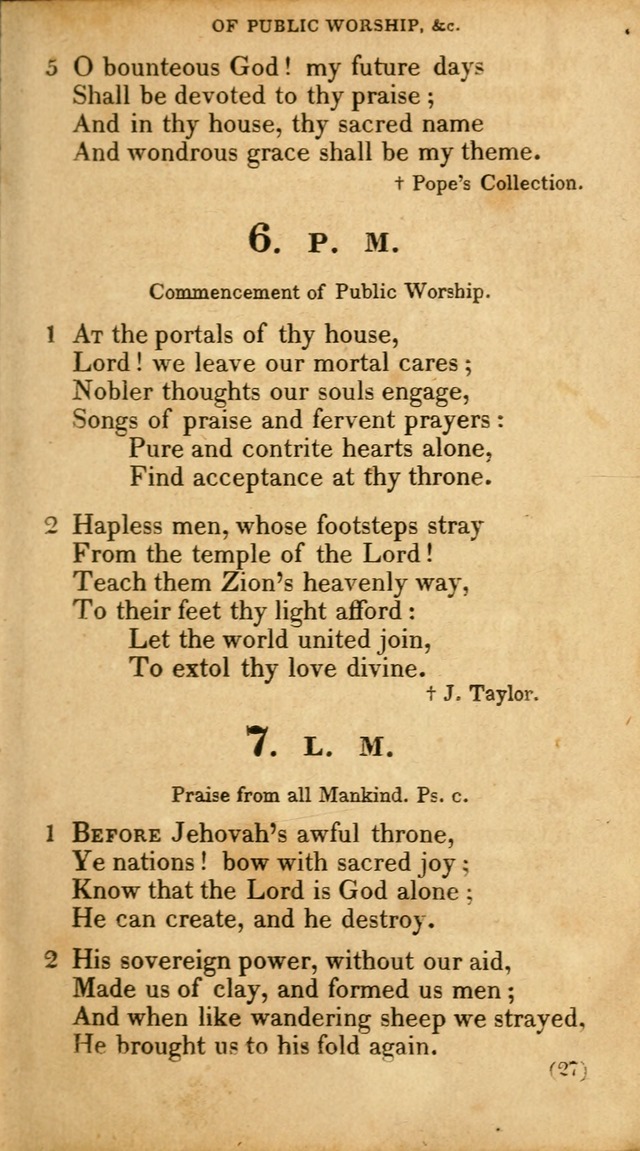 A Collection of Psalms and hymns, for social and private worship page 36
