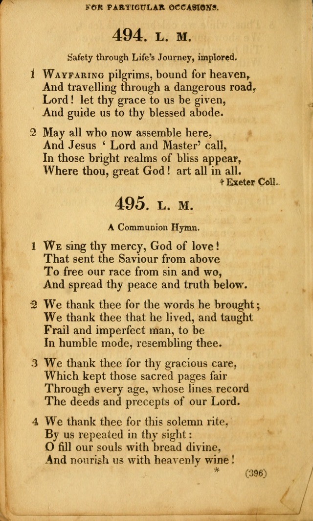 A Collection of Psalms and hymns, for social and private worship page 405