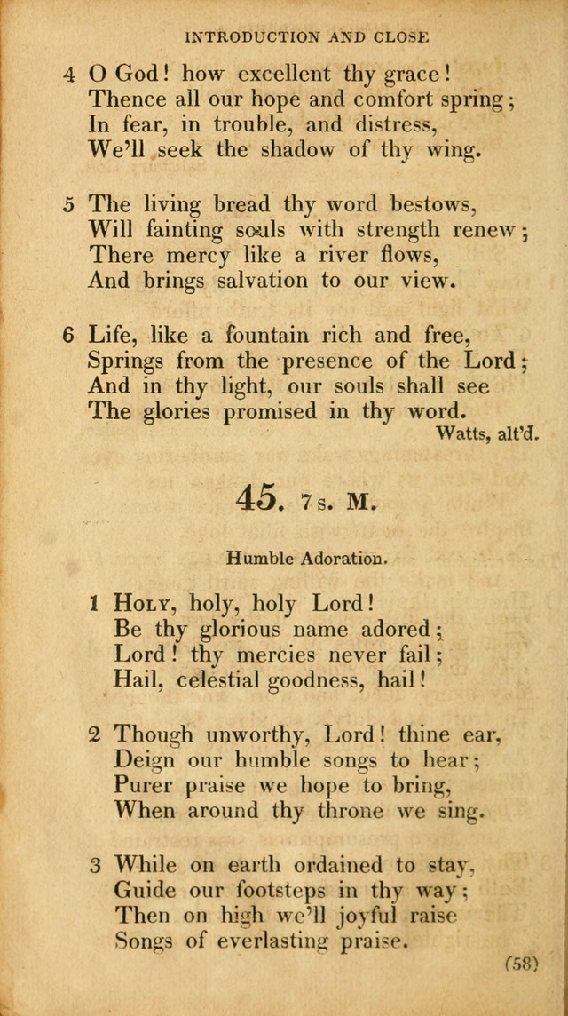 A Collection of Psalms and hymns, for social and private worship page 67