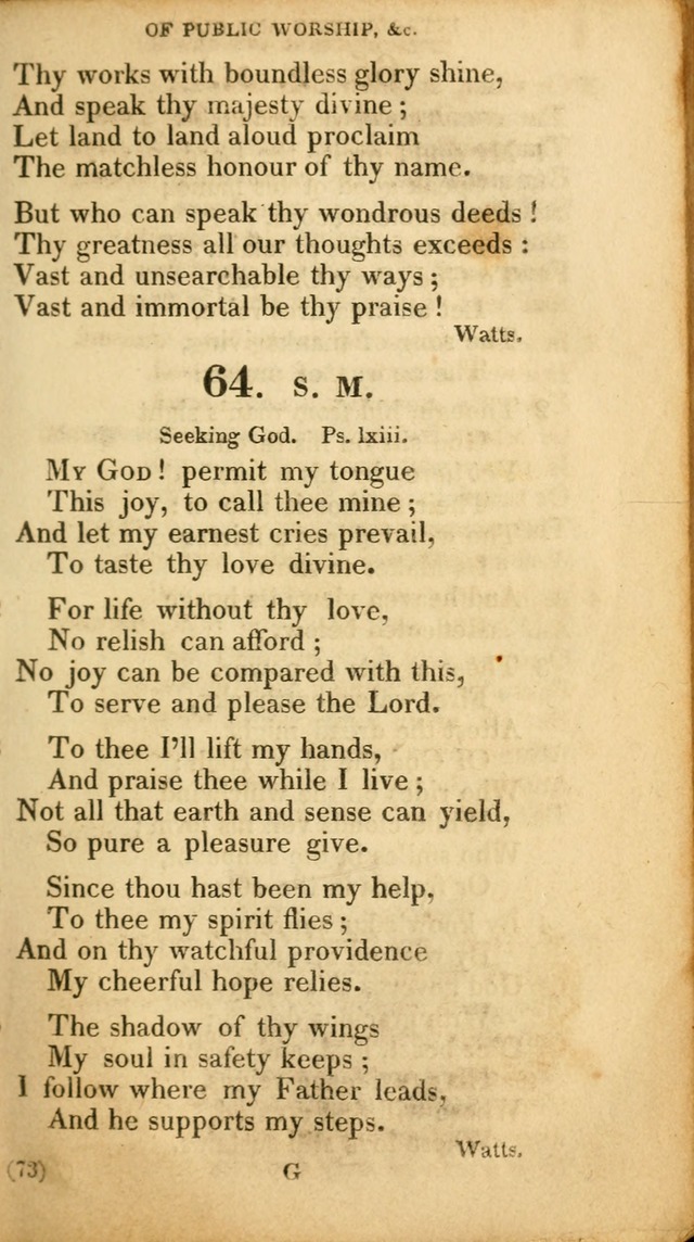 A Collection of Psalms and hymns, for social and private worship page 82