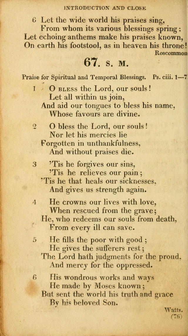 A Collection of Psalms and hymns, for social and private worship page 85