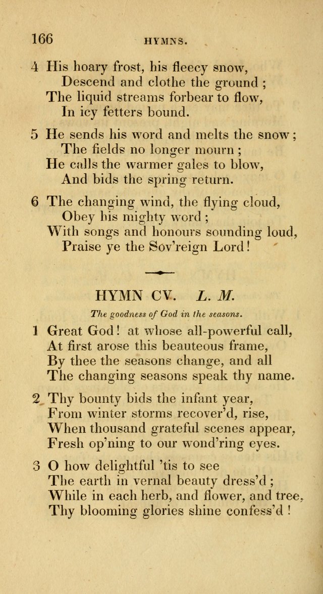 A Collection of Psalms and Hymns for Social and Private Worship page 166