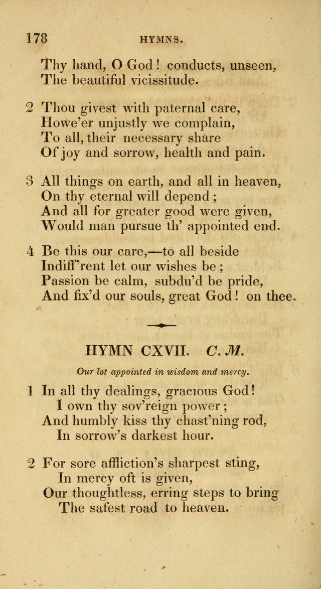A Collection of Psalms and Hymns for Social and Private Worship page 178