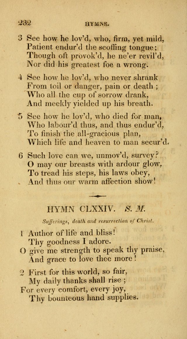A Collection of Psalms and Hymns for Social and Private Worship page 232