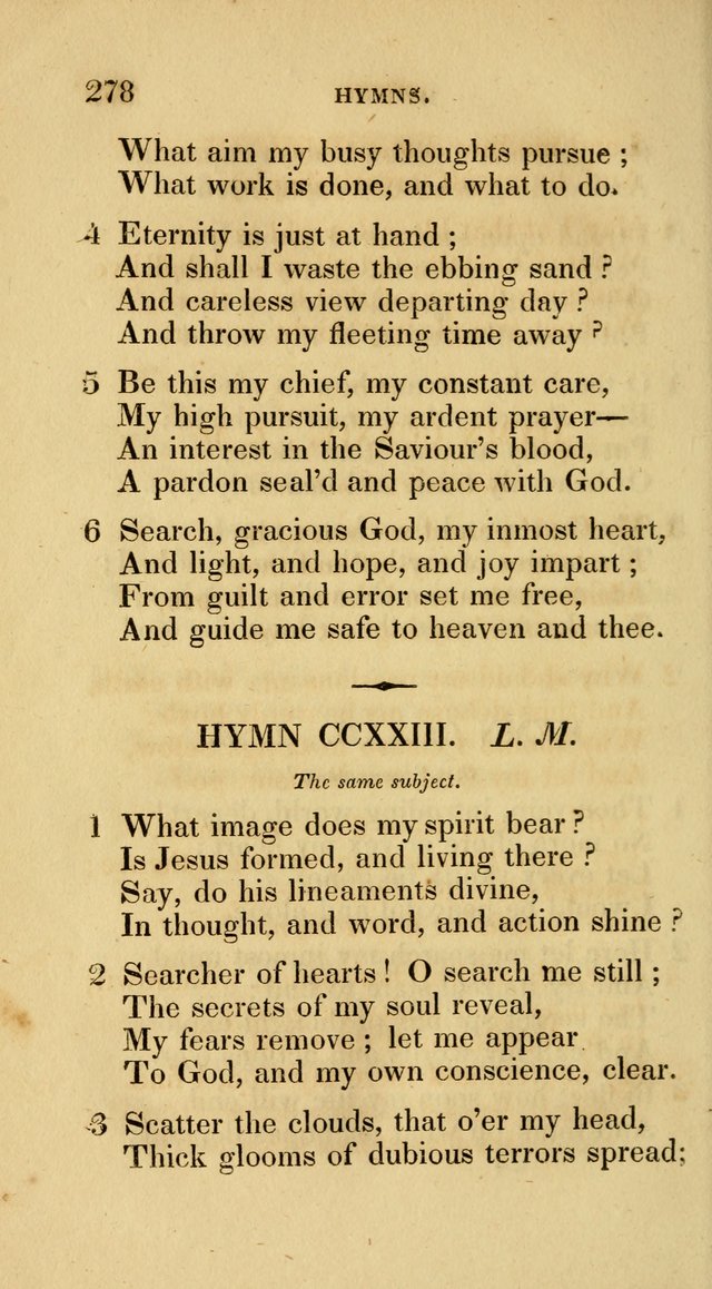 A Collection of Psalms and Hymns for Social and Private Worship page 278