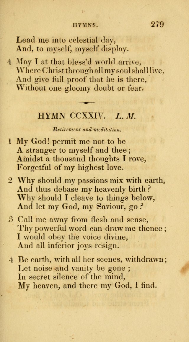 A Collection of Psalms and Hymns for Social and Private Worship page 279