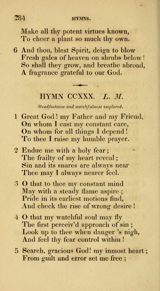 A Collection of Psalms and Hymns for Social and Private Worship page 284