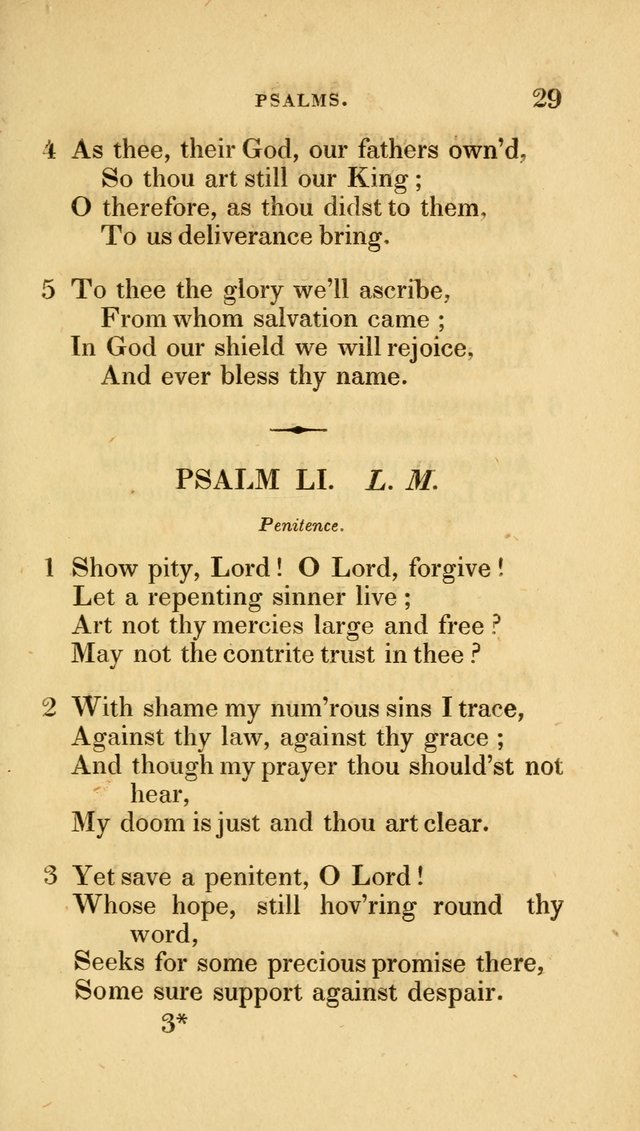 A Collection of Psalms and Hymns for Social and Private Worship page 29