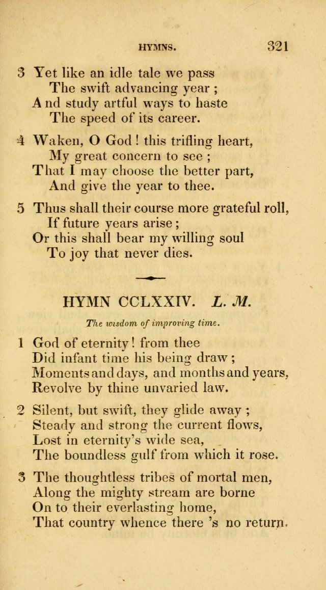 A Collection of Psalms and Hymns for Social and Private Worship page 321