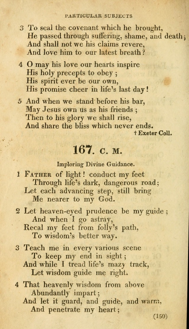 A Collection of Psalms and hymns, for social and private worship page 157