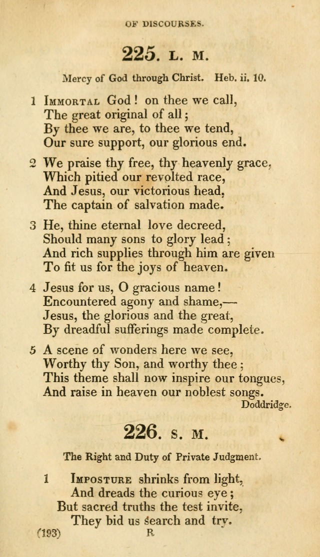 A Collection of Psalms and hymns, for social and private worship page 200