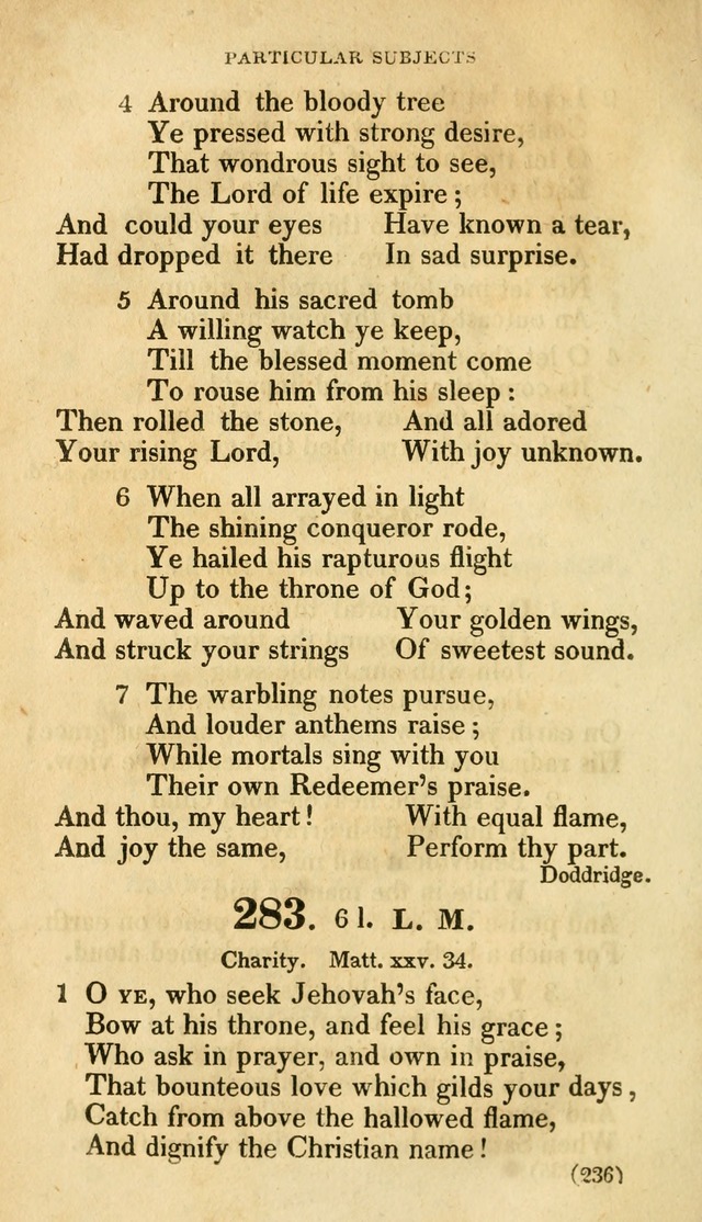 A Collection of Psalms and hymns, for social and private worship page 243
