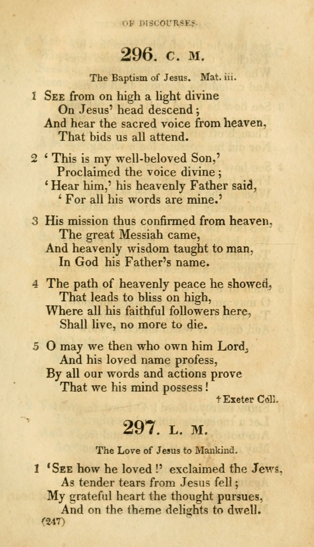 A Collection of Psalms and hymns, for social and private worship page 254