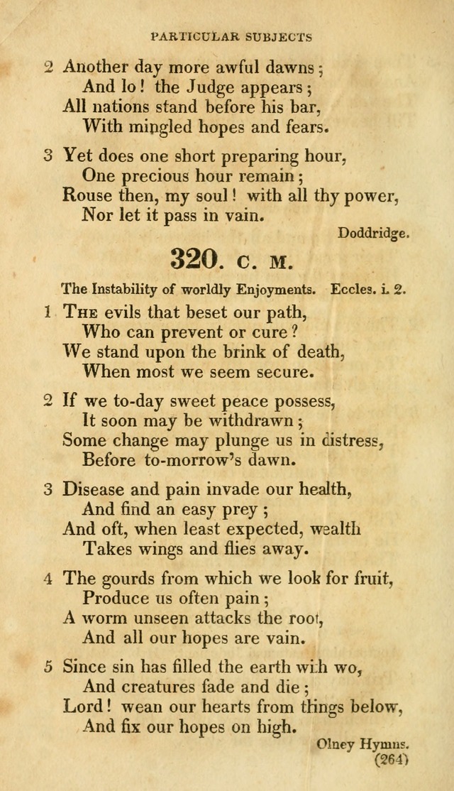 A Collection of Psalms and hymns, for social and private worship page 271