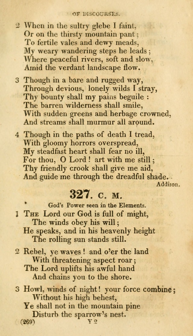 A Collection of Psalms and hymns, for social and private worship page 276