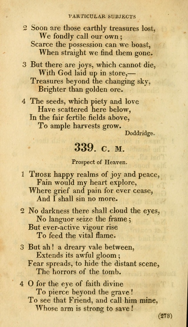 A Collection of Psalms and hymns, for social and private worship page 285
