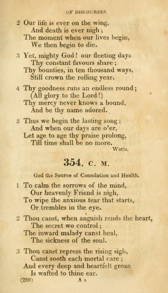 A Collection of Psalms and hymns, for social and private worship page 296