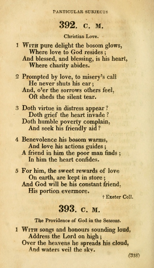 A Collection of Psalms and hymns, for social and private worship page 325