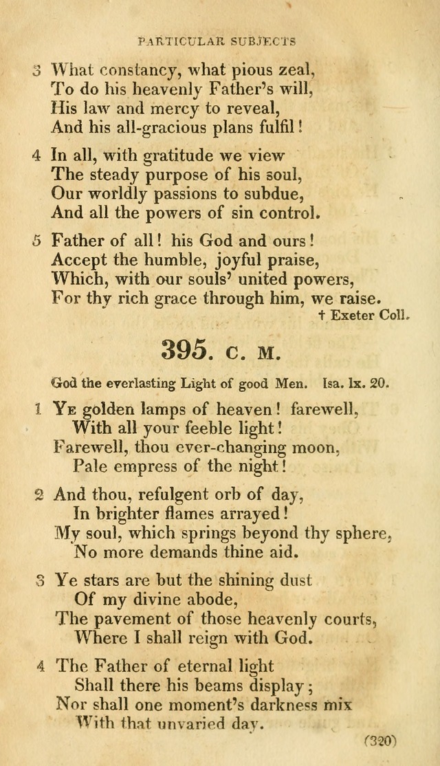 A Collection of Psalms and hymns, for social and private worship page 327