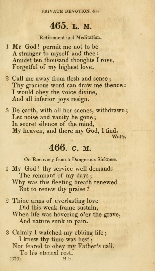 A Collection of Psalms and hymns, for social and private worship page 380
