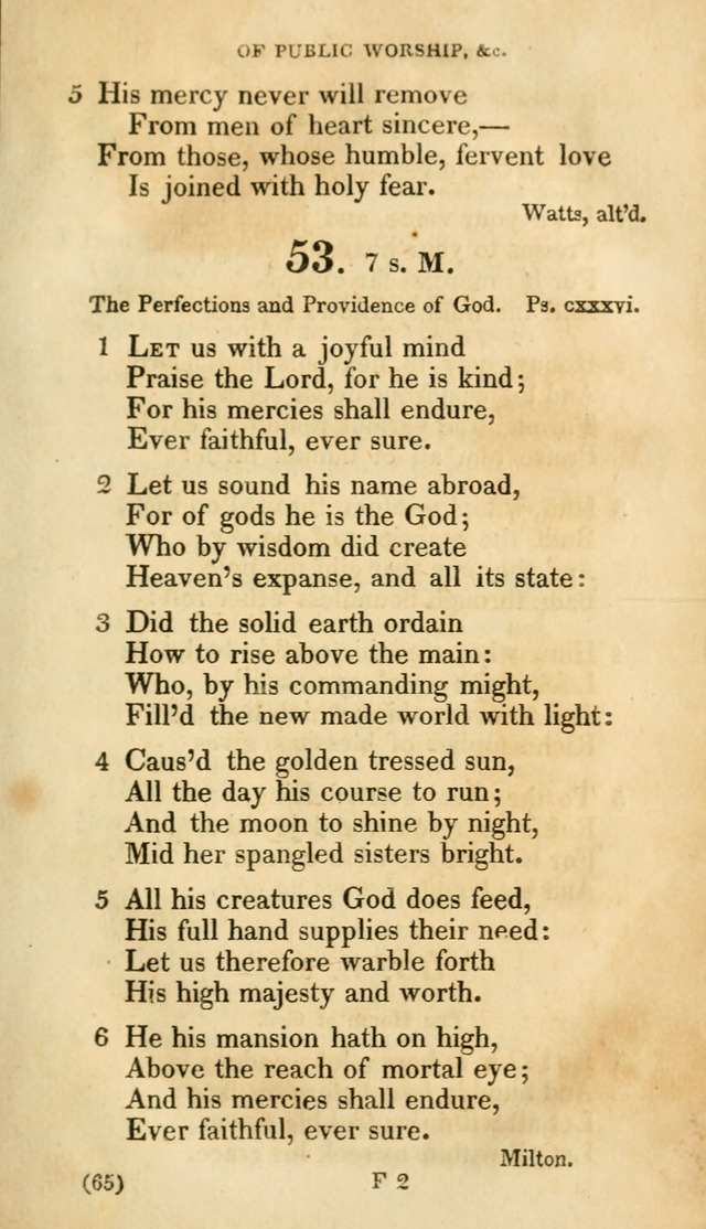 A Collection of Psalms and hymns, for social and private worship page 72