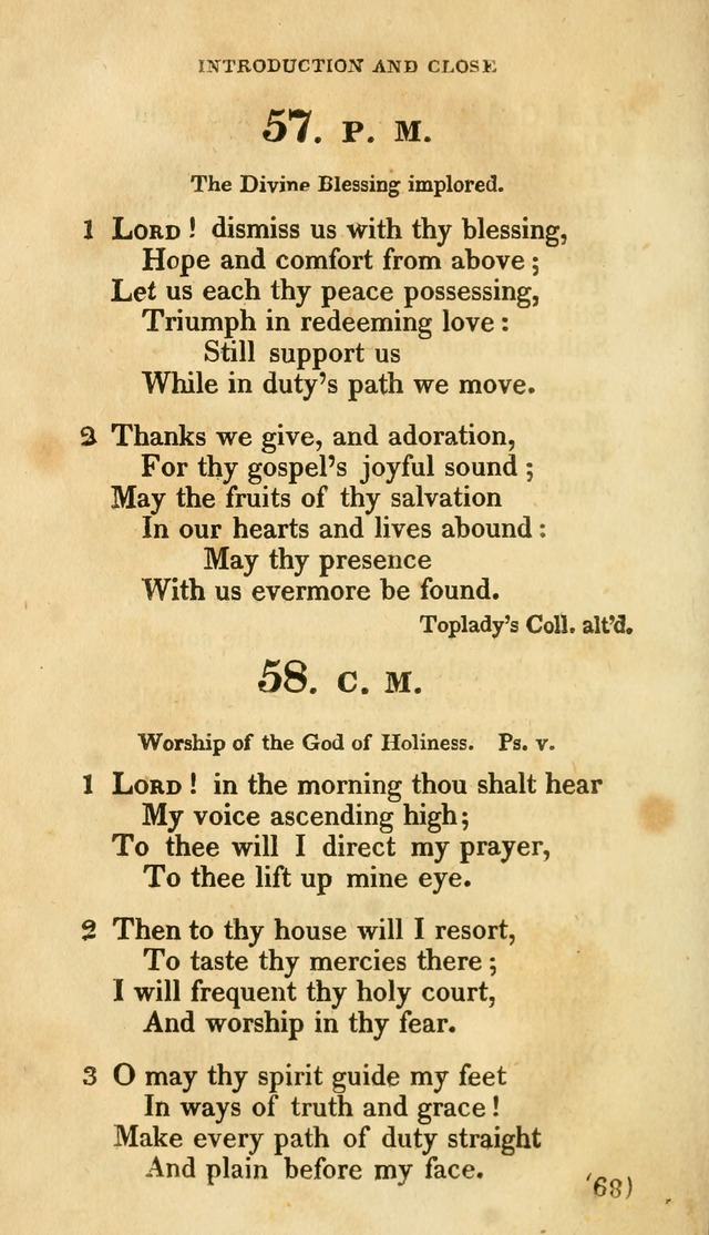 A Collection of Psalms and hymns, for social and private worship page 75